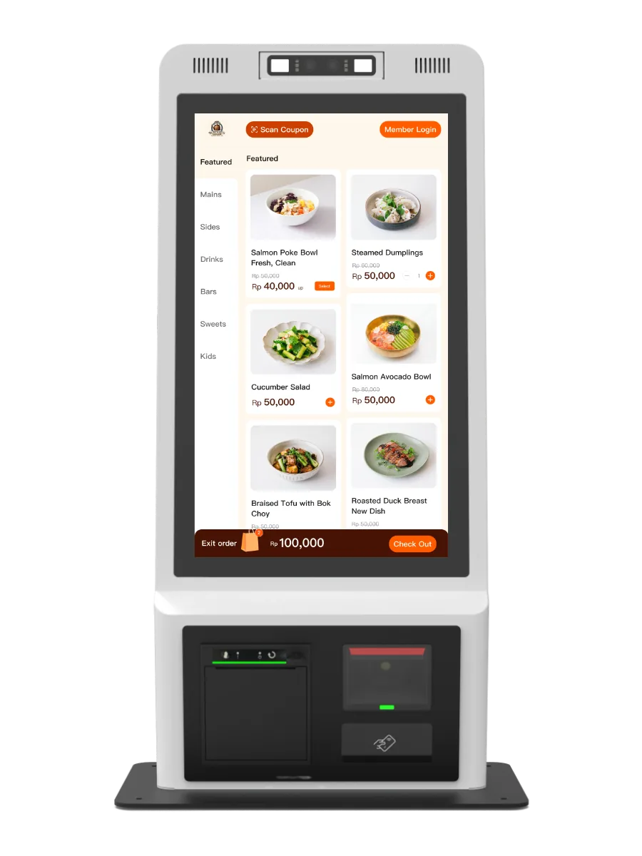 Kiosk 触控菜单界面