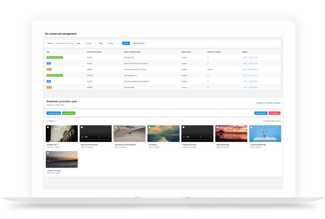 Backend multi-store remote publishing interface