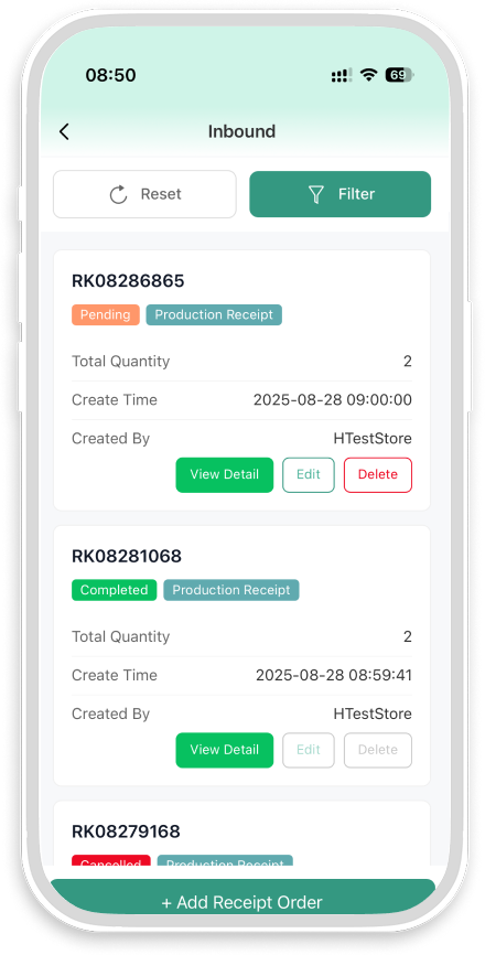Inventory & Purchase Records